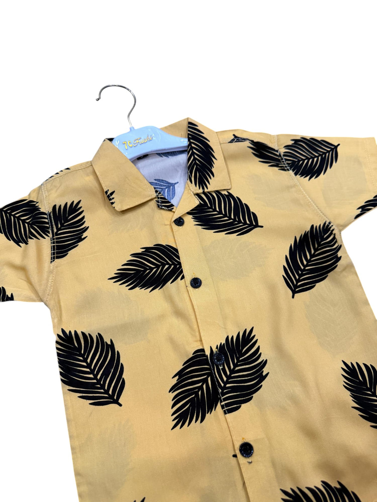 KID'S PREMIUM SUMMER STONE LILEN SKIN LEAF  TRACKSUIT FOR BOY & GIRL