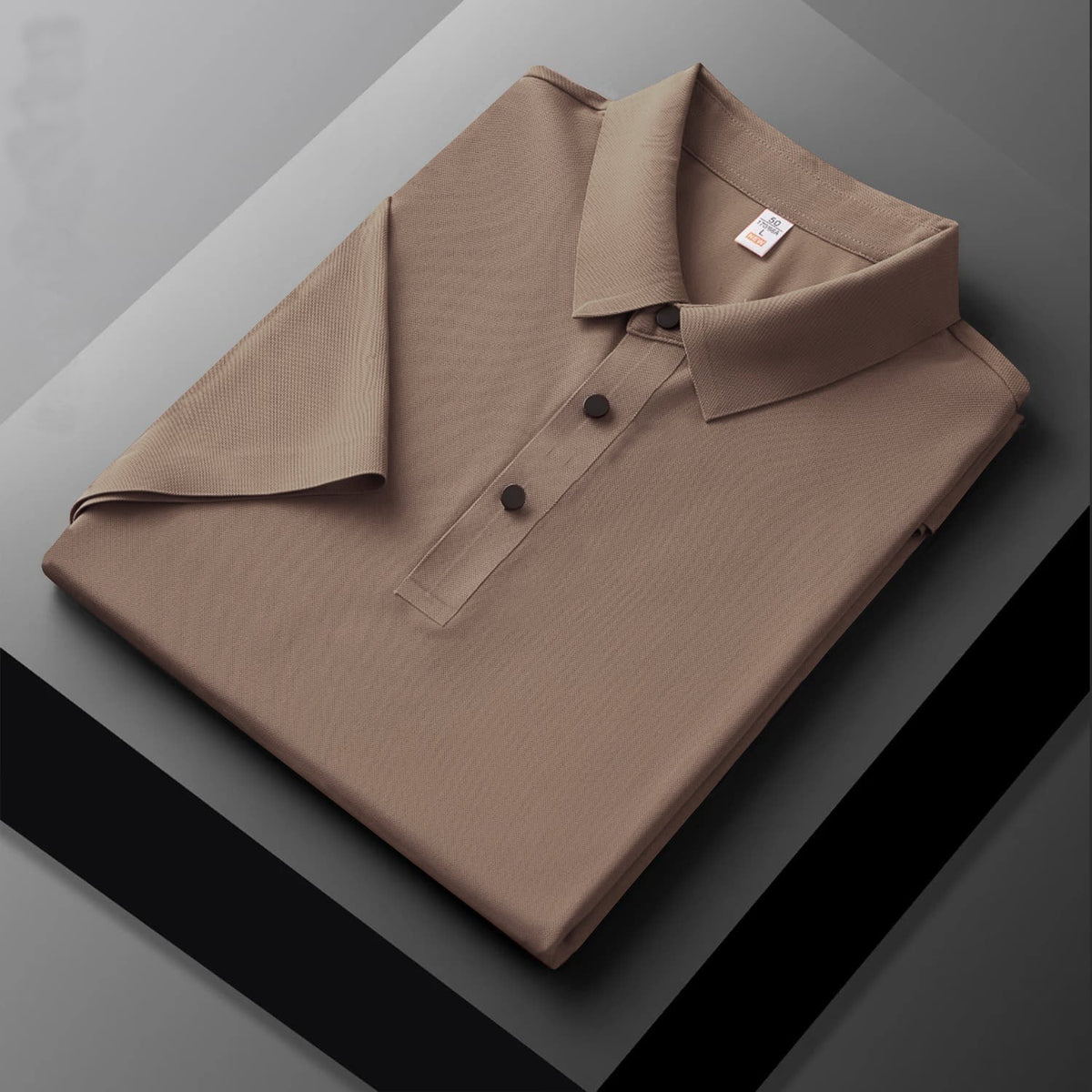 MEN'S IMPORTED LIGHT BEIGE SEAMLESS 4 WAY LYCRA SHIRT LBS-7